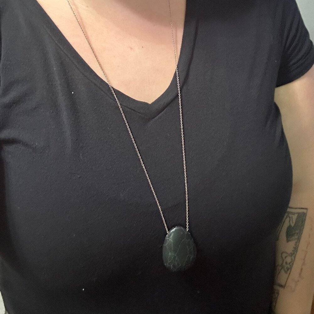 Black Stone Pendant